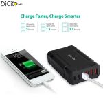 هاب شارژر 6 کانال USB2.0+TYPE-C هوشمند 48 وات (مارک فرانت)