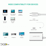 تبدیل Type-C USB 3.1 به Mini Display port (مارک UGREEN)