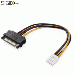 کابل تبدیل برق SATA به برق 4 پین