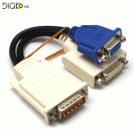 تبدیل 59 پین DVI به 2 پورت DVI+VGA