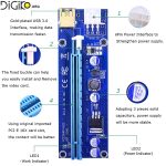تبدیل PCIE 1X به PCIE 16X با کابل USB3.0 ورژن 009