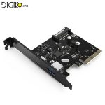 کارت USB3.1 اوریکو با خروجی Type-C