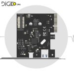 کارت USB3.1 اوریکو با خروجی Type-C