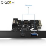 کارت USB3.1 اوریکو با خروجی Type-C