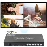 سوئیچ 4 پورت کواد HDMI با نمایش چند گانه بدون وقفه