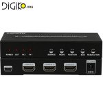 سوئیچ 2 پورت HDMI با نمایش چند گانه بدون وقفه