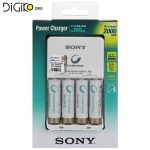 شارژر باتری سونی با 4 باتری قلمی