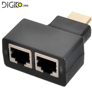دستگاه افزایش طول کابل HDMI توسط دو کابل شبکه تا 30 متر