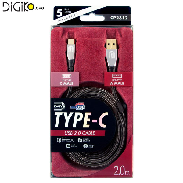 کابل TYPE-C USB3.1 دایو مدل CP2311