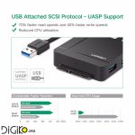 تبدیل USB3.0 به SATA3.0 به همراه هاب USB+کارت ریدر