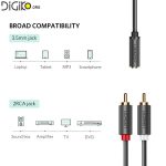 کابل تبدیل 2 RCA به AUX ماده مارک یوگرین