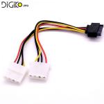 کابل برق ساتا نری به 2 کابل برق مولکس