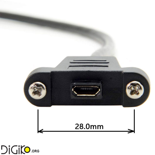 کابل میکرو USB روپنلی قابل پیچ