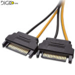تبدیل برق 8و6پین گرافیک به دوپورت SATA