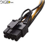 تبدیل برق 8و6پین گرافیک به دوپورت SATA