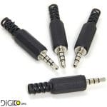 سوکت فیش AUX سه خط PVC