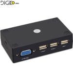 KVM سوئیچ 2 پورت USB ریموت دار