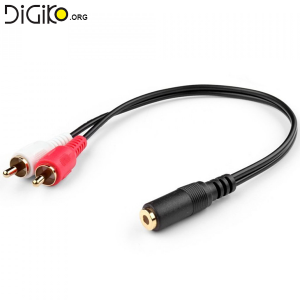 کابل تبدیل 2 RCA به AUX ماده