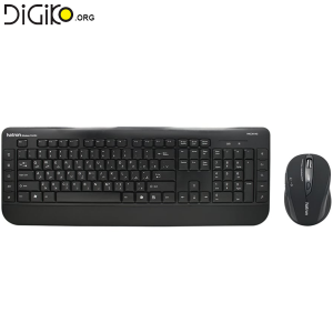 کیبورد وموس وایرلس هترون HKCW-140