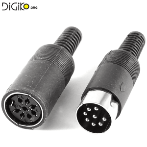 سوکت تعمیری فیلیپسی 8 پین نر و ماده 