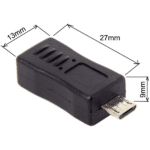 تبدیل مینی USB ماده به میکرو USB نری