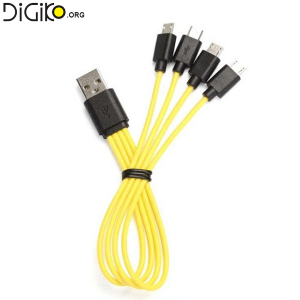کابل شارژر 4 سر میکرو USB