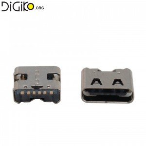 سوکت تعمیری مادگی Type C شش پین SMD