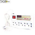 محافظ برق 7 خانه سیم 1.3 متری امگا