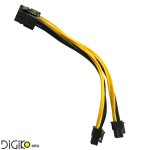 تبدیل برق 8 پین ماده به دو 6 پین نری