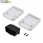 باکس دستگاه OBD2 خودرو با رابط اتصال 16pin خمیده 90 درجه