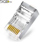 سوکت شبکه RG45 CAT6 بسته 20 تایی KNET فلزی