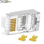 سوکت شبکه RG45 CAT6 بسته 20 تایی KNET فلزی