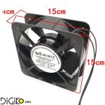 فن 15در15در4 220 ولت بلبرینگی