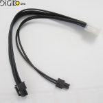 تبدیل برق 8 پین ماده به 2+6 پین نری