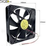 فن 14در14در2.5 12 ولت بلبرینگی