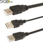 کابل لینک Y شکل USB2.0