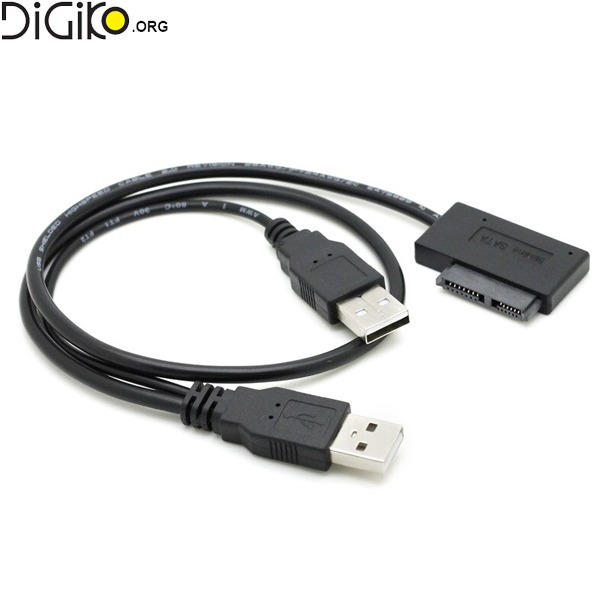 کابل تبدیل USB به MICRO SATA سر کج