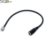 کابل تبدیل جک 3.5 میلی متری به RJ9 / RJ10