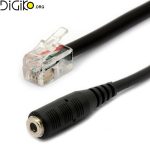 کابل تبدیل جک 3.5 میلی متری به RJ9 / RJ10