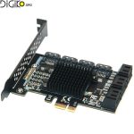 کارت 10 پورت 3.0 SATA برند گریت