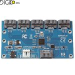 کارت تبدیل 1 به 5 پورت SATA