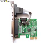 کارت تبدیل PCIE به پارالل و 1 پورت سریال