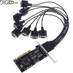 کارت تبدیل PCI به 8 پورت سریال