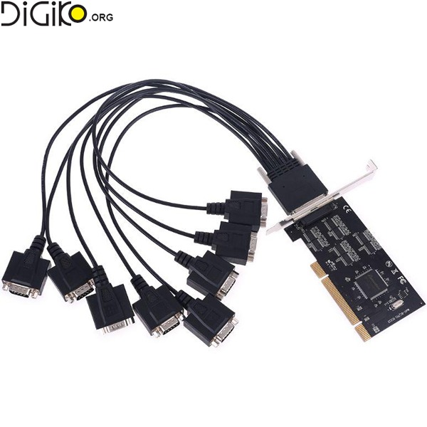 کارت تبدیل PCI به 8 پورت سریال