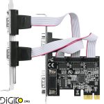 کارت تبدیل PCIE به 4 پورت سریال