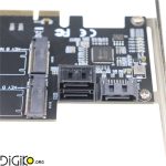 کارت تبدیل PCI-E 4X به SATA3.0 و M2 B-KEY