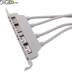 براکت 4 پورت USB سیم دار