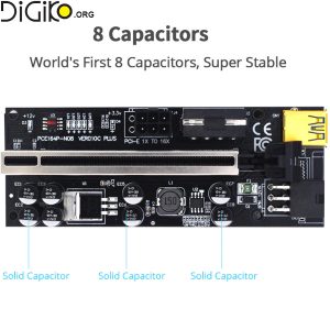 رایزر گرافیک PCIE 1X به 16X مدل 010S PLUS