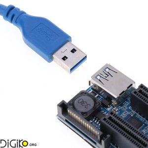 کارت تبدیل PCI-E X1 به 2 پورت PCI-E X4