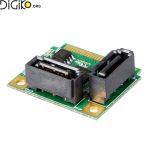 کارت تبدیل Mini PCI-E به 2 پورت SATA3.0